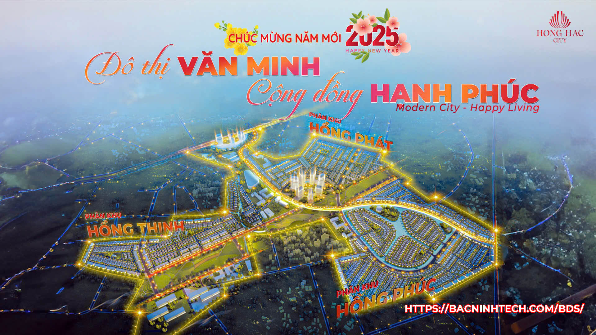 các phân khu hồng hạc city