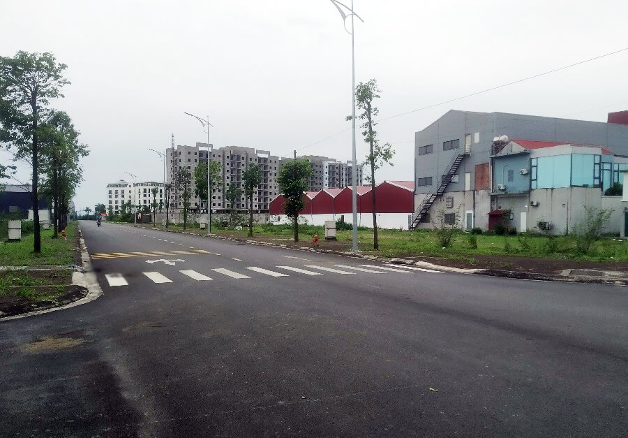 Dự án nằm cạnh trục đường 40 m kết nối 2 KCN Yên Phong