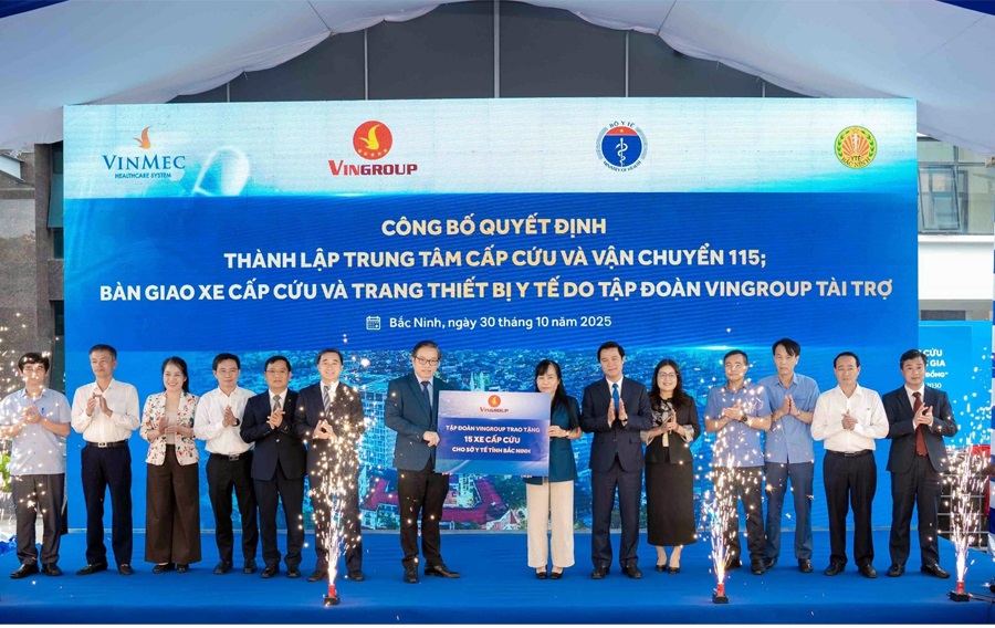 Vingroup Hỗ Trợ Bắc Ninh Xây Dựng Hệ Thống Cấp Cứu Ngoại Viện Hiện Đại