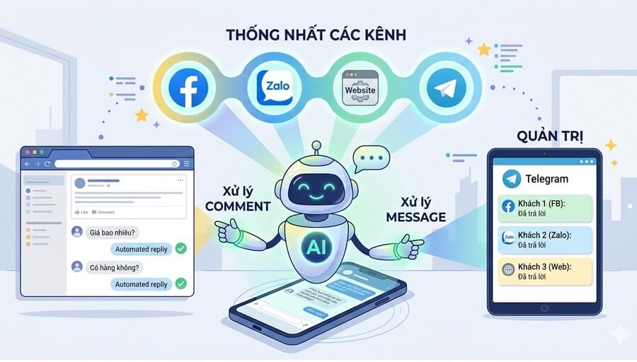Dịch Vụ Thiết Kế Chatbot Page Facebook: Giải Pháp Doanh Nghiệp Một Người