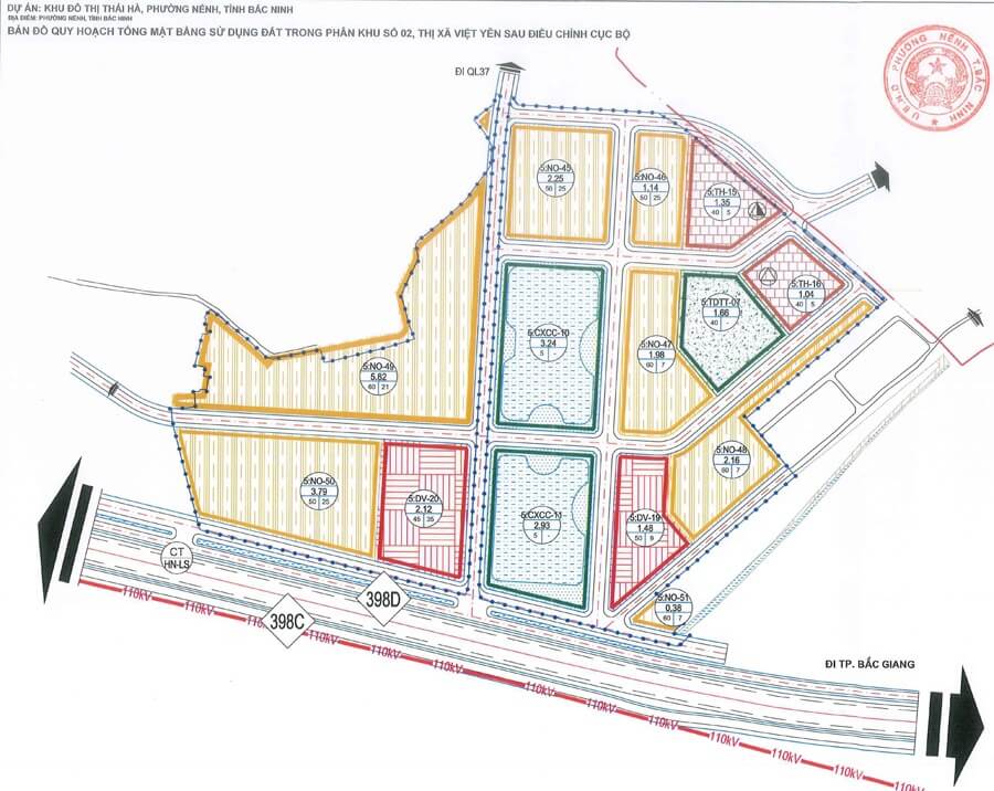 Dự Án Khu Đô Thị Thái Hà – Phường Nếnh - Bắc Ninh