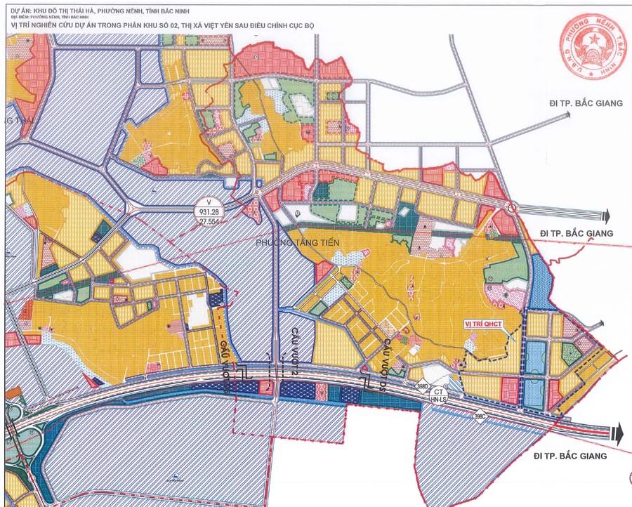 Vị trí dự án Khu đô thị Thái Hà