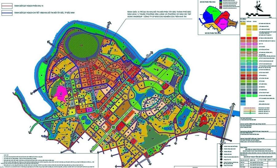 Quy hoạch dự án Vin Hòa Long- Bắc Ninh