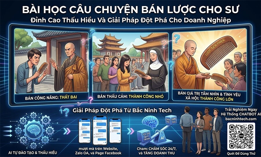 Bài Học Câu Chuyện Bán Lược Cho Sư: Thấu Hiểu Tạo Ra Đột Phá