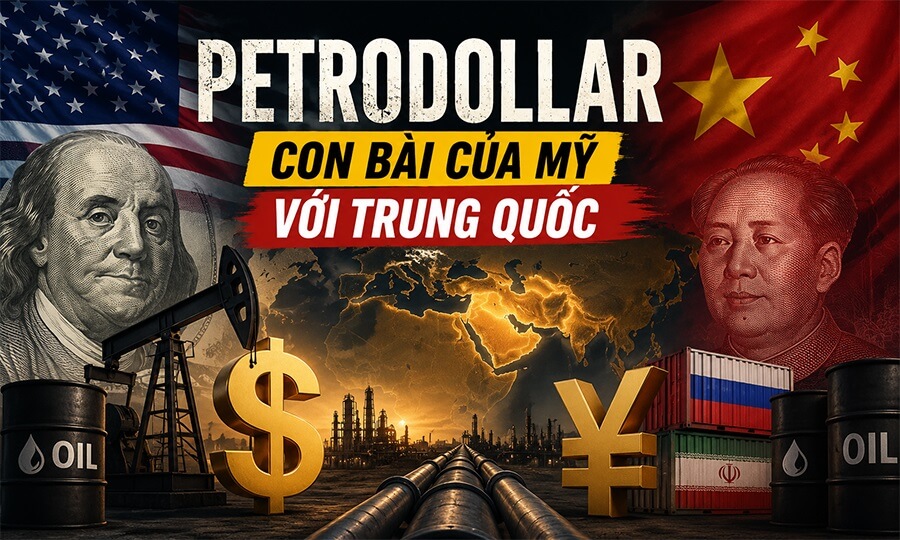 Petrodollar không chỉ giúp kinh tế Mỹ hưởng lợi, còn là con bài kìm hãm Trung Quốc