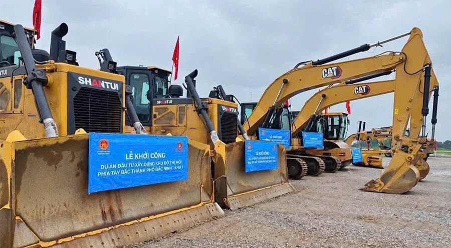 Mọi thứ đã chuẩn bị sẵn sàng thi công dự án Vinhomes King Park