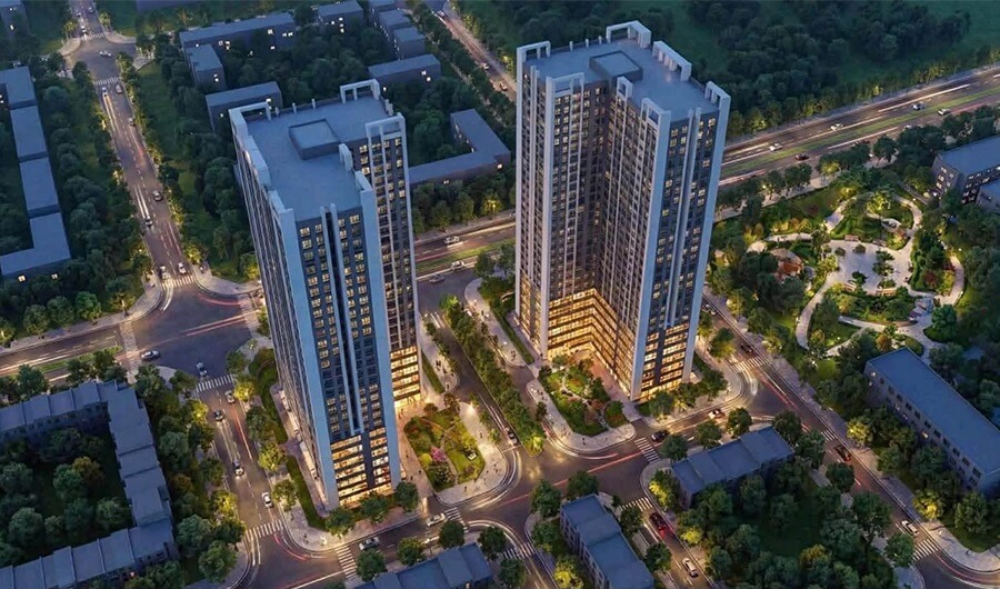 2 tòa Nhà ở xã hội Phúc Sơn- Vũ Ninh