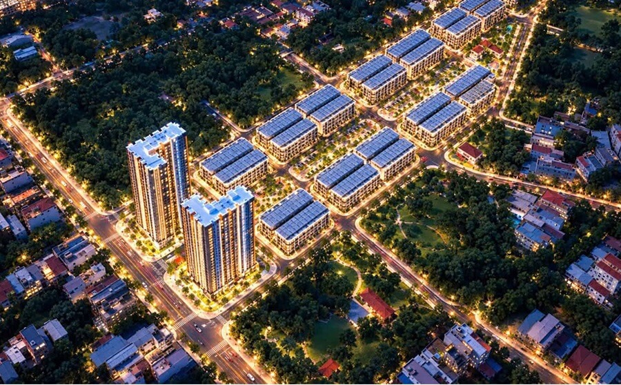 Cảnh quan đô thị dự án NOXH Phúc Sơn