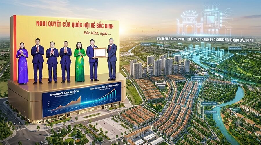 Vinhomes King Park nâng tầm dịch vụ hướng tới trung tâm công nghệ cao của Bắc Ninh