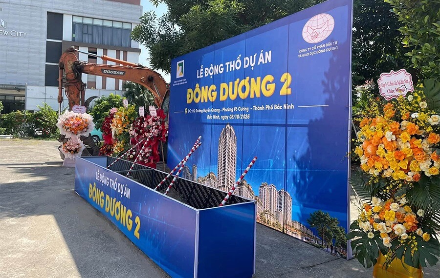 Chính thức động thổ Chung Cư Đông Dương 2