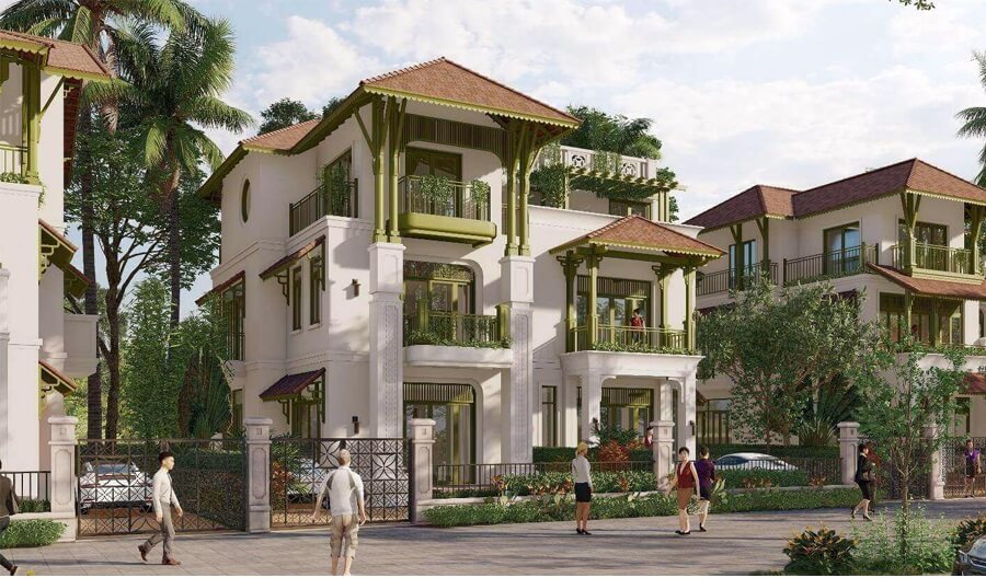 Mẫu biệt thự đơn lập mang thương hiệu Sun Group