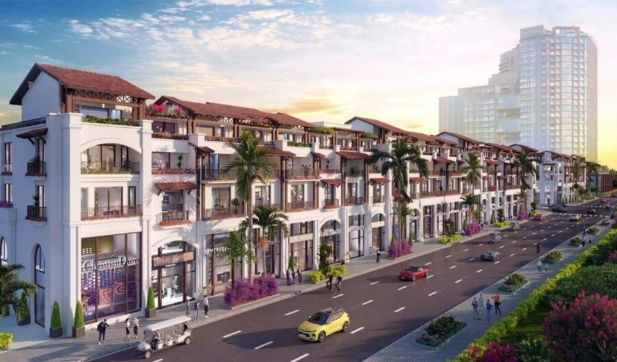 Dãy phố Shophouse mang thương hiệu Sun Group