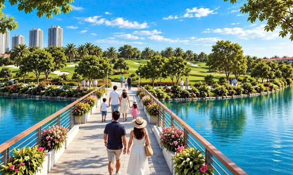 Bán đảo Hòa Long chính là điểm nhấn của dự án Vinhomes King Park