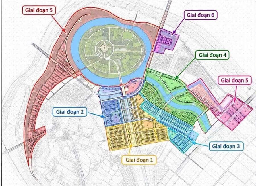 Các giai đoạn dự án Vinhomes King Park- Bắc Ninh