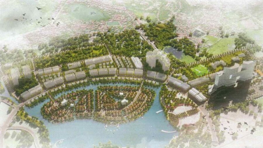 Phối cảnh tổng thể tiểu khu 3.2 KĐT Mới Tây Bắc Bắc Ninh