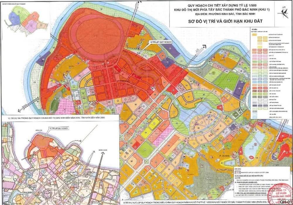 Địa giới quy hoạch dự án Vinhomes King Park