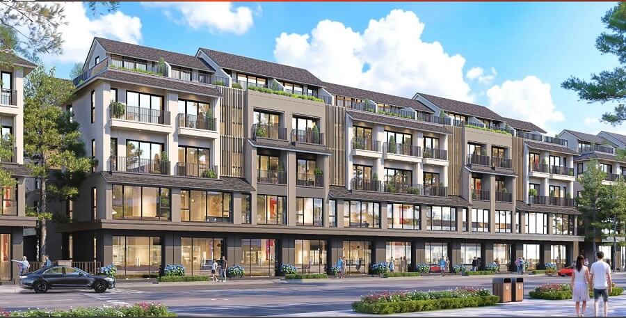 Khu phố diện tích 60 m2 tại Vinhomes King Park
