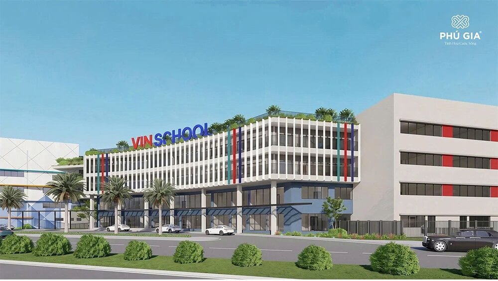 Trường liên cấp quốc tế Vinschool nằm trung tâm Vinhomes King Park