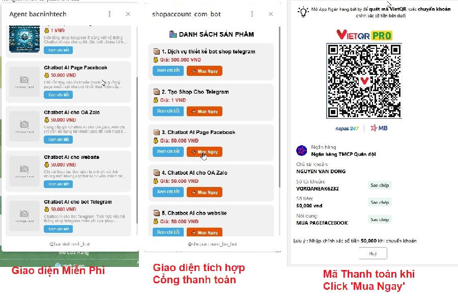 Nâng cấp Bot Shop Telegram thỏa sức sáng tạo